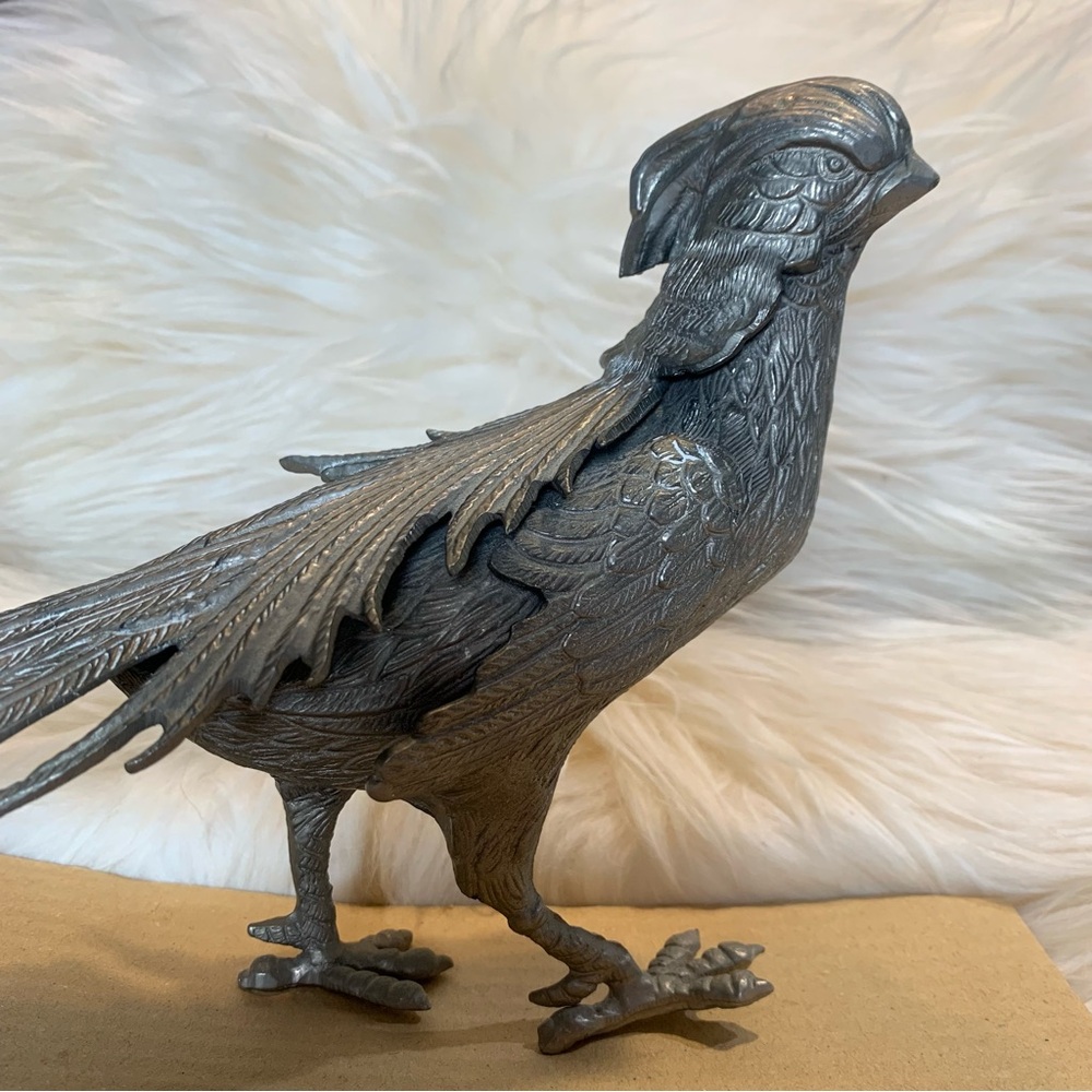 SALE!! Male pheasant statue Italian
